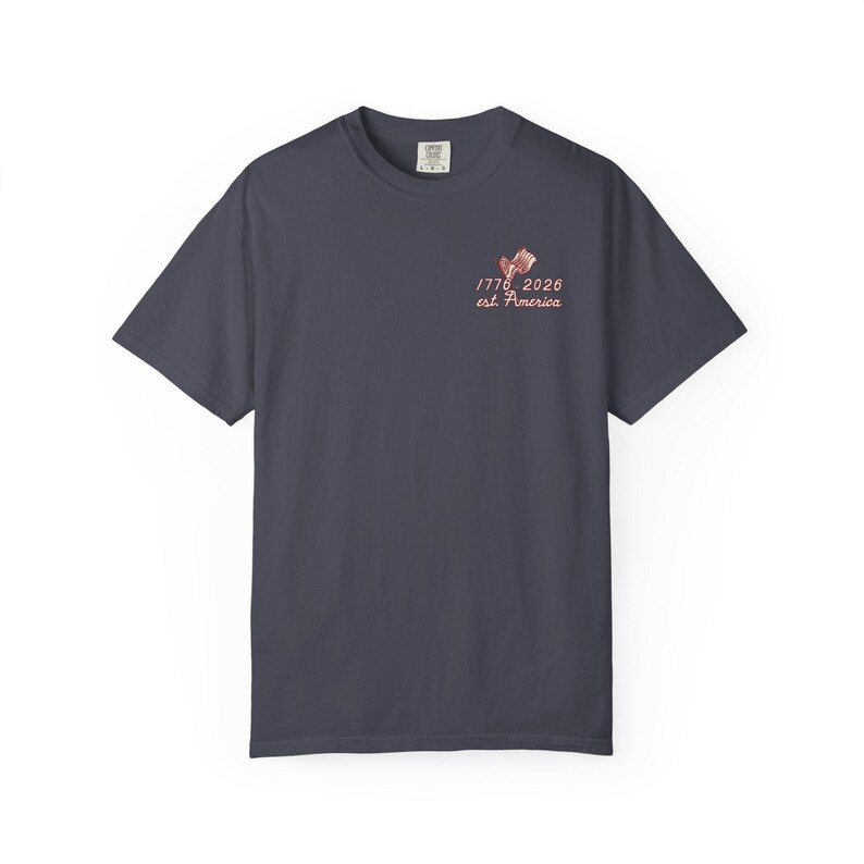 1776 shirt shirt usa america Labor Day Memorial Day shirt july 4th shirt fourth of july shirt land of the free comfortcolors image 5