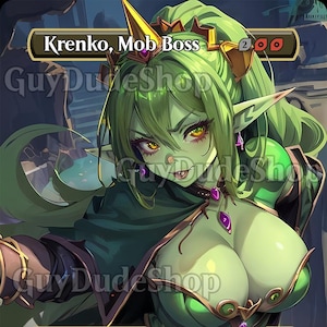 Krenko, Mob Boss | Token Anime Proxy | Waifu Style Card