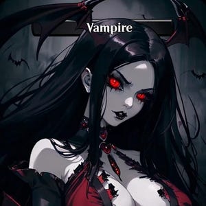 Vampire Token With Lifelink Proxy Anime Waifu