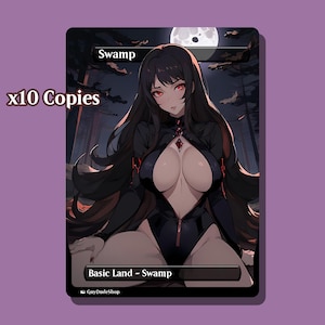 Anime Inspired Swamp x10 Bundle | Waifu Style Trading Card Proxy