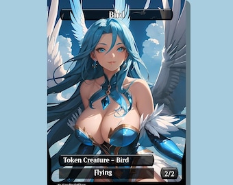 2/2 Bird Token | Anime Proxy | Waifu Style Card