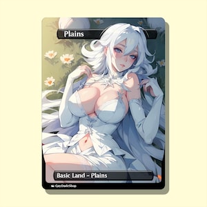 Anime Inspired Plains | Waifu Style Trading Card Proxy