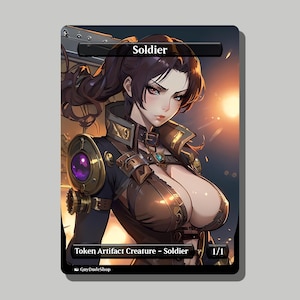 Artifact Soldier Token | Anime Proxy | Waifu Style Card