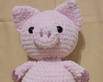 Pink Crochet pig