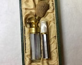 Antique Victorian Mother of Pearl Atomizer and Cigarette Holder in Original Box,Victorian Atomiser,Victorian Cigarette Holder
