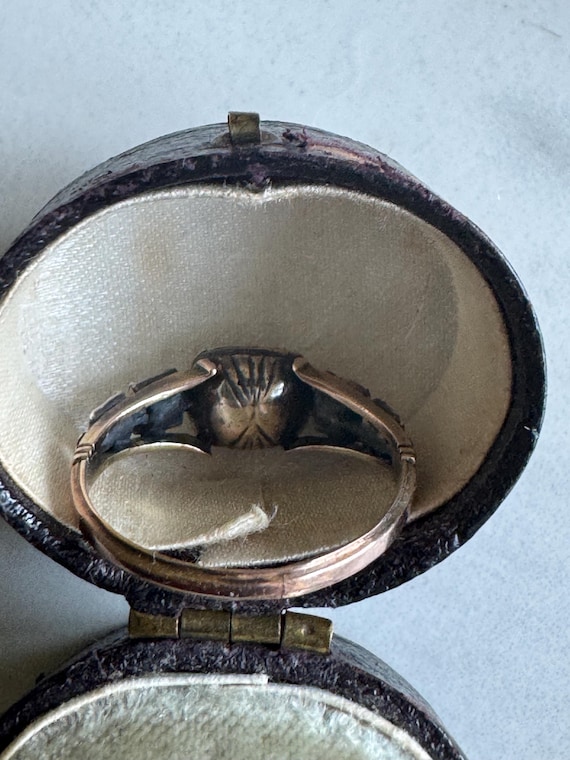 1700's GEORGIAN 5 stone Stuart Rock Crystal, Diam… - image 2