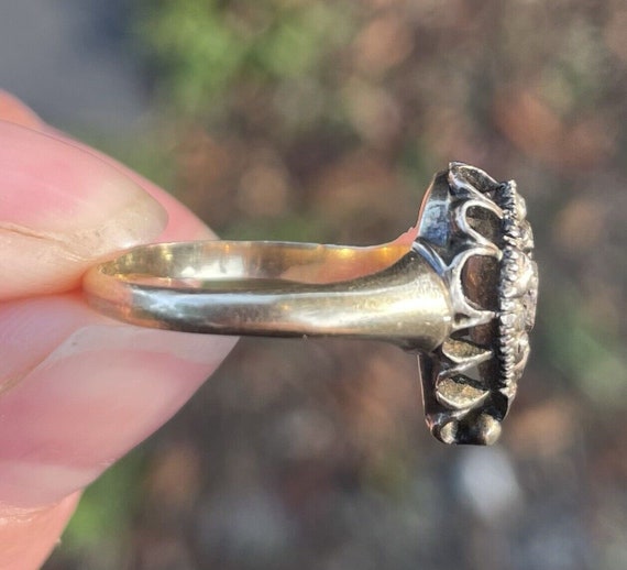 RARE! 18th Century GEORGIAN 14k ring - UNIQUE! - image 4