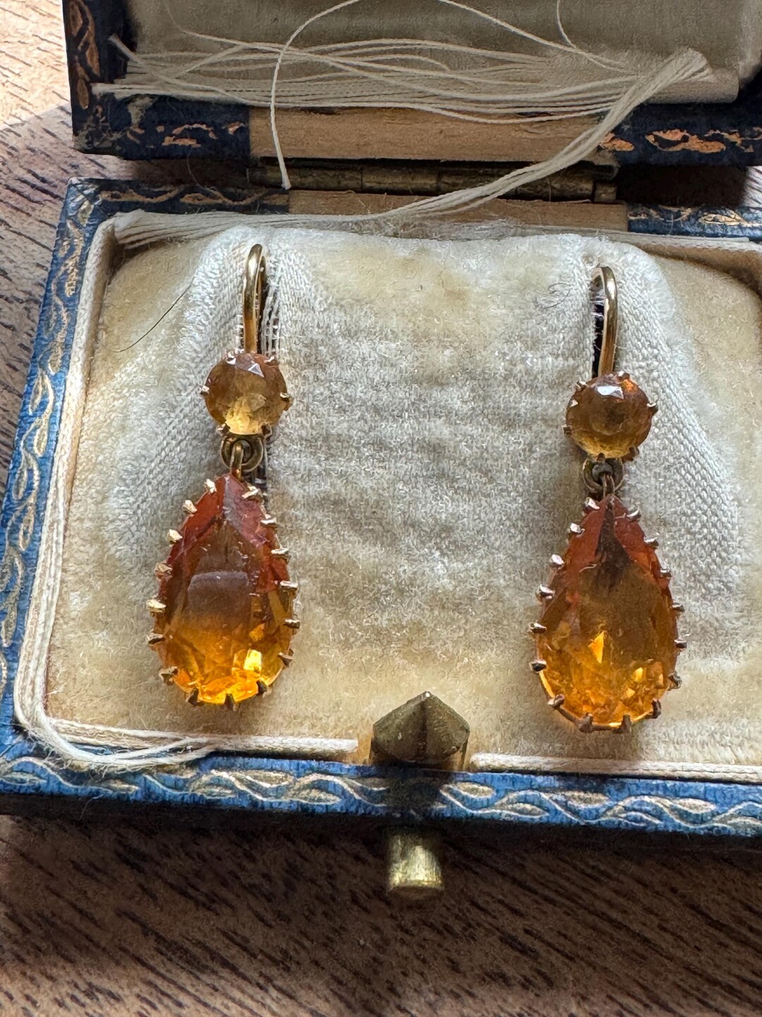 Sphinx Earrings - Citrine