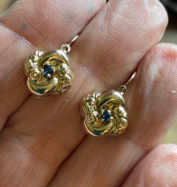 LOVELY & UNIQUE Antique Victorian 14k Gold Genuine