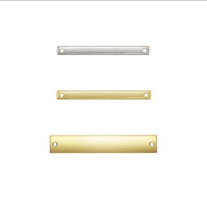 14k Gold Filled Rectangle Bar Connector | Double Hole Connectors | Necklace,  Bracelet, Anklet Pendants Charms | Permanent Jewelry Making