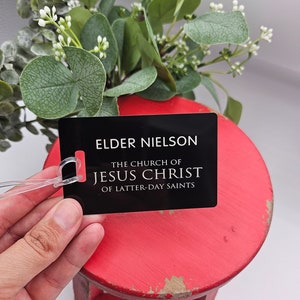 Personalized Metal Missionary Luggage Tag: Durable Travel ID