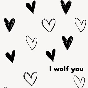I Wolf You Valentines Day Card
