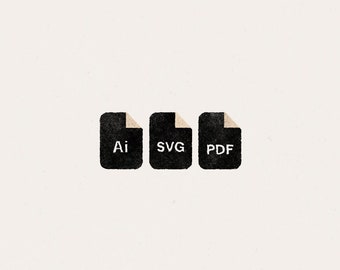 add-on: source files Ai, PDF, SVG