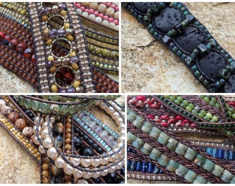 Leather Bracelet Tutorial Collection - 4 Tutorials! INSTANT Download!