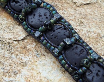 Homage to Eni Leather Bracelet Tutorial PDF - INSTANT Download