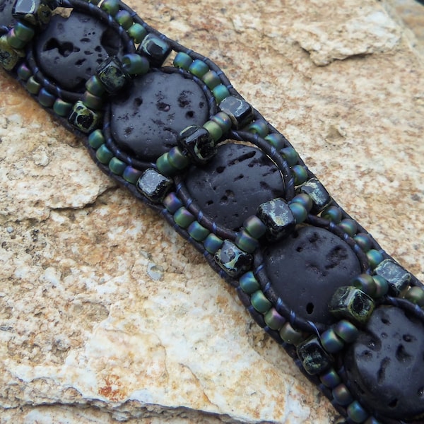 Homage to Eni Leather Bracelet Tutorial PDF - INSTANT Download