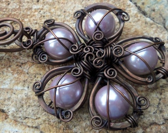 Interchangeable Flower Pendant Jewelry Tutorial PDF - INSTANT Download