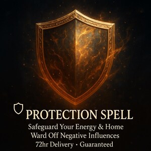 Protection Spell | Safeguard Your Energy & Home - Ward Off Negative Influences - 72hr Delivery - Guaranteed
