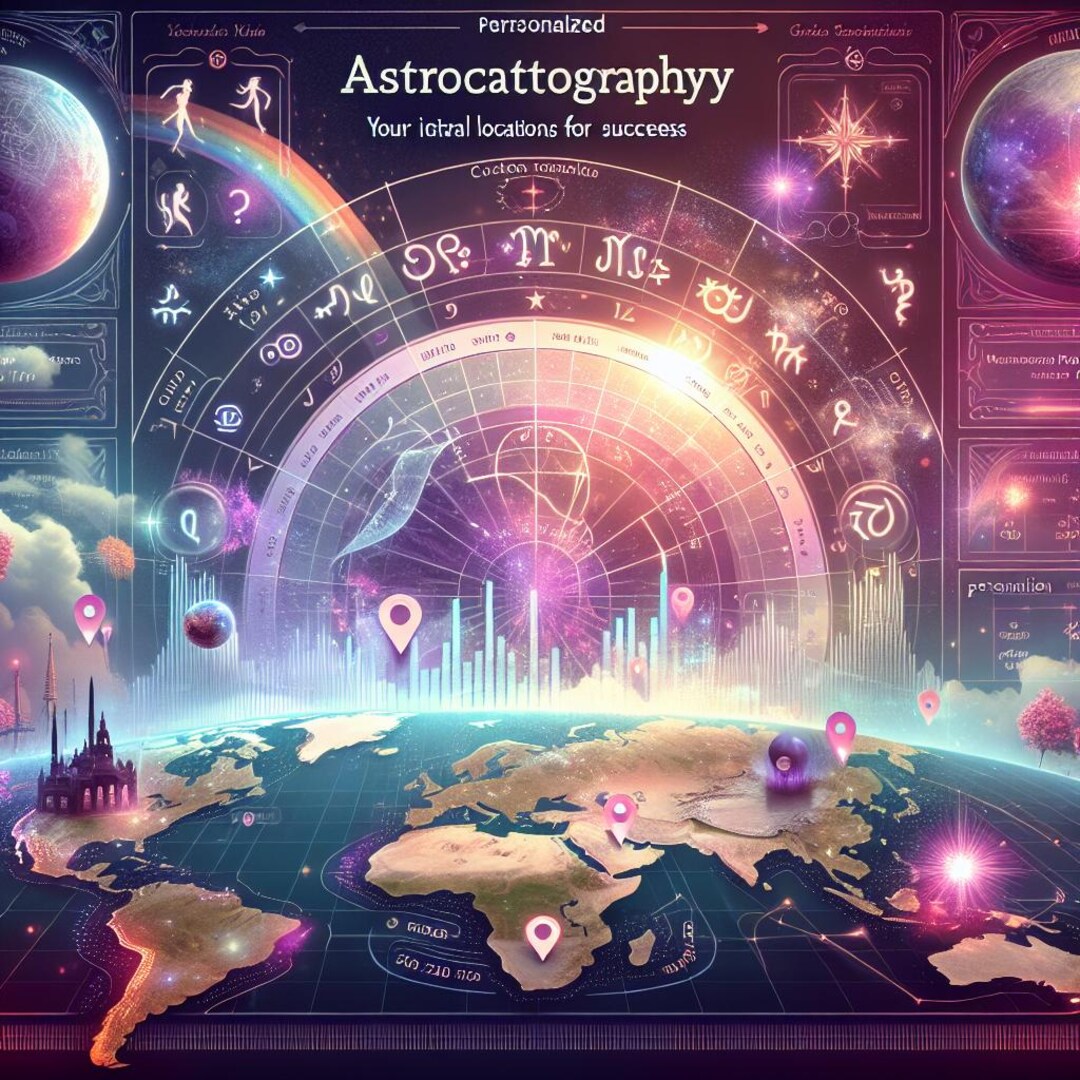 Unlock Success Happiness Personalized Astrocartography Report, Unleash(00)