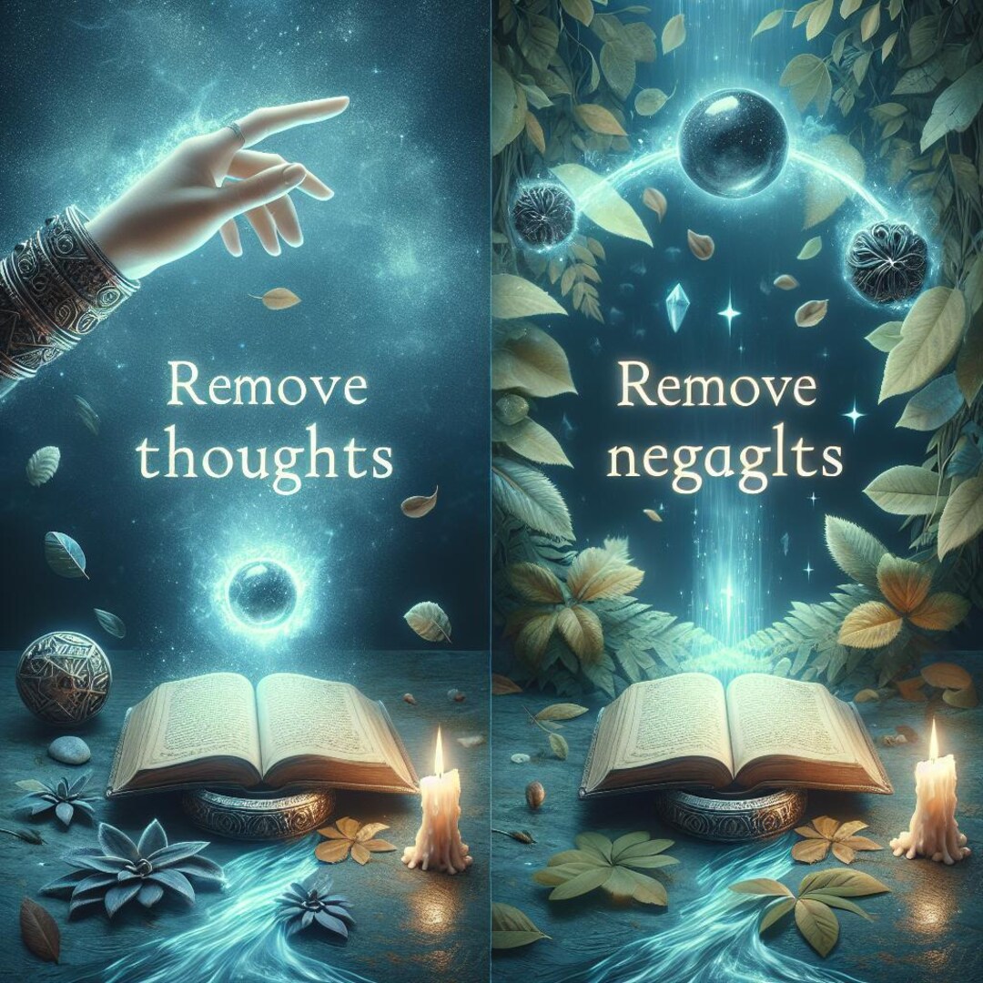 An image advertising a private, VIP access 'Ultimate Clarity Ritual' with a serene, glowing orb at the center, surrounded by abstract light patterns.