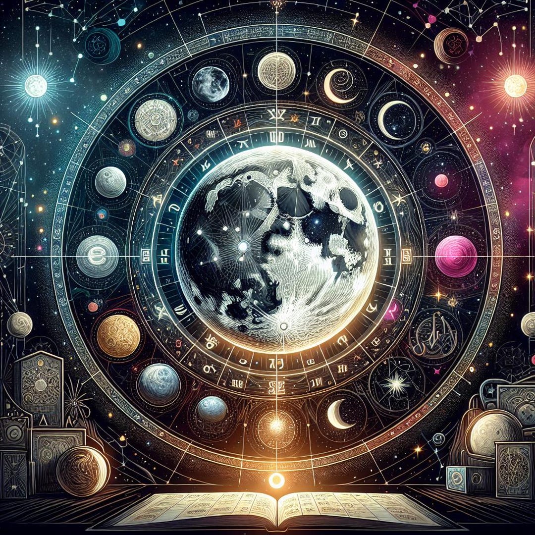 Lunar Return Chart Reading, Embrace Monthly Transformation Personalized