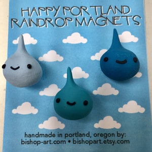 Portland Raindrop magnets image 6