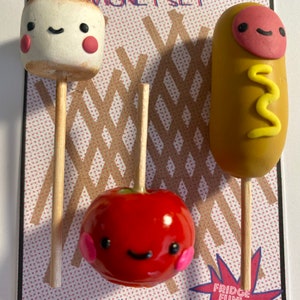 Food on a Stick magnet set image 2