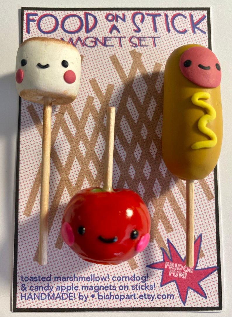 Food on a Stick magnet set image 2