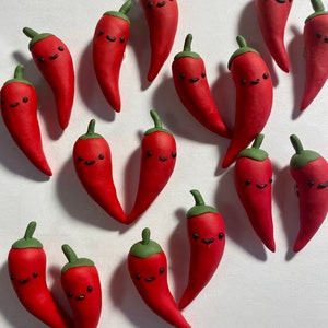 Happy Spicy red chili magnets image 3