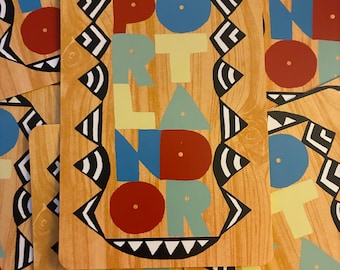 Tribe of Portland Oregon postcard