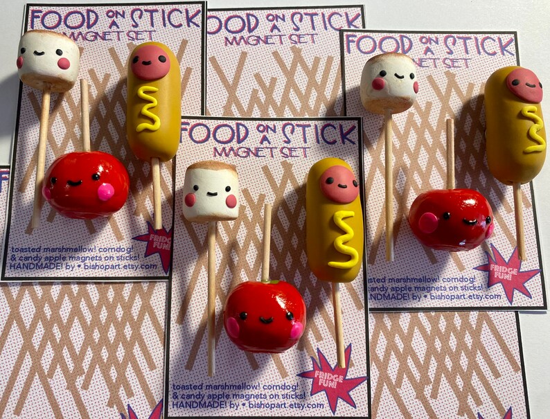 Food on a Stick magnet set image 6