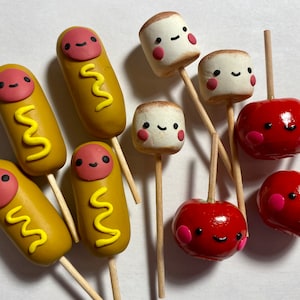Essen am Spieß Magnet Set