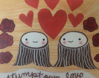 Stumptown Love postcard