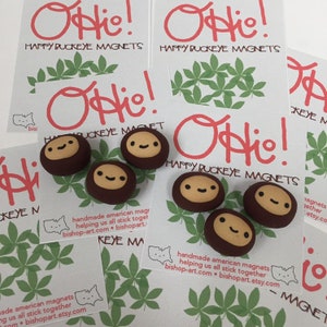 Imanes Happy Ohio Buckeye imagen 4