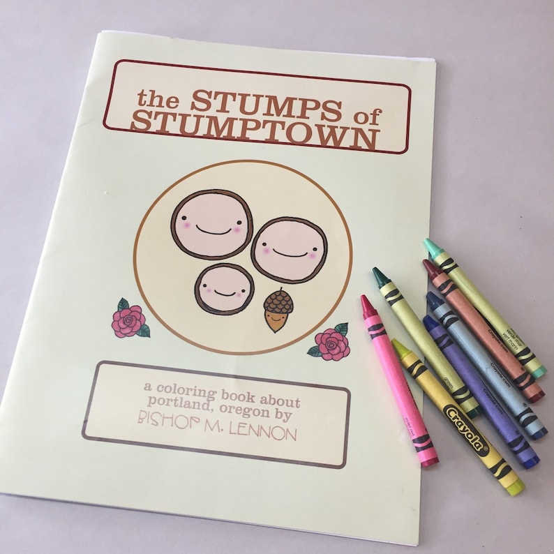 The Stumps of Stumptown Portland Oregon coloring book image 3