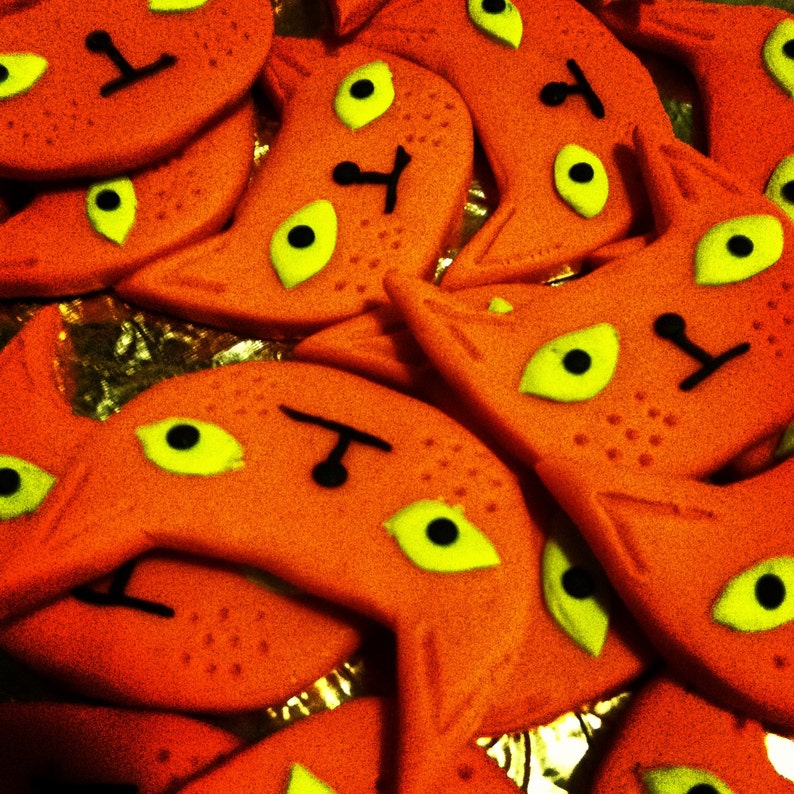 I Like Cats magnet set