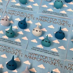 Portland Raindrop magnets image 4