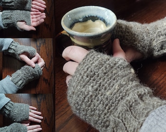 Fingerless Mitts Crochet Pattern PDF