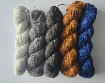 100% Bluefaced Leicester wool yarn - sport weight