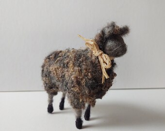 Felted Black Sheep