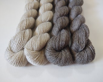 100% Pygora Cashmere sport weight yarn