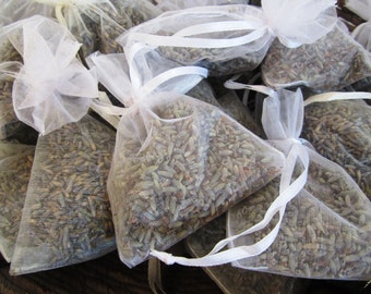 Dried Lavender Sachets