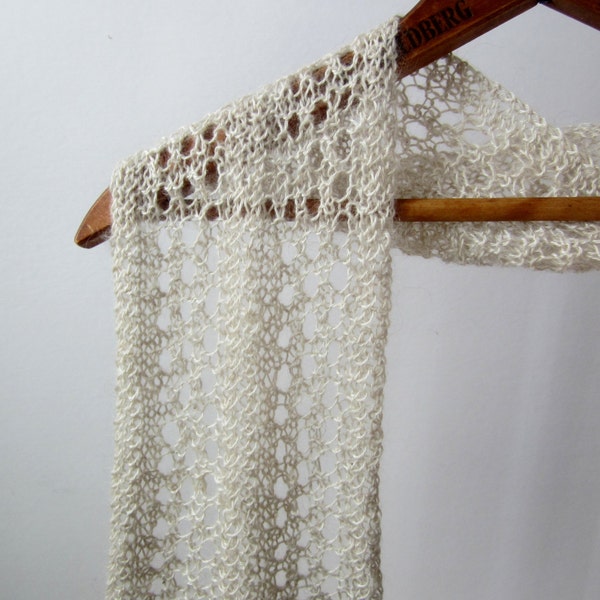 Ladder Yarn Scarf Pattern Etsy