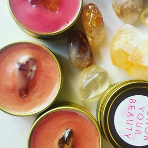 Natural Shimmering Golden Lip and Cheek Stain with Citrine and Rose Otto