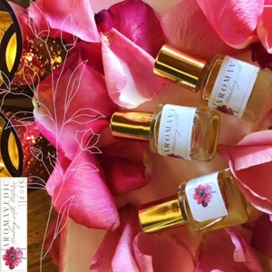 Veganistisch bloemenbotanisch parfum - elegante heilige vrouwelijke mix - jasmijn- en rozengeur - ontspannend cadeau voor haar