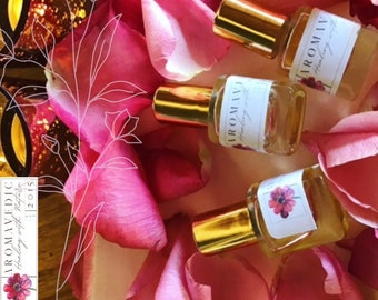 Sacred Feminine Botanical Perfume Valentine's Day Gifts for Her with Jasmine and Rose