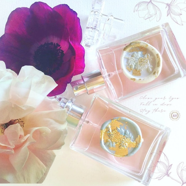 Botanical Perfume La Vie en Rose Jasmine Neroli Tuberose Roses Voile de Parfum