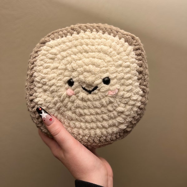 Crocheted Toast Plushie