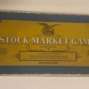 Stock Market Game 1968 Whitman Western Publishing No.4821 Very Good Condition