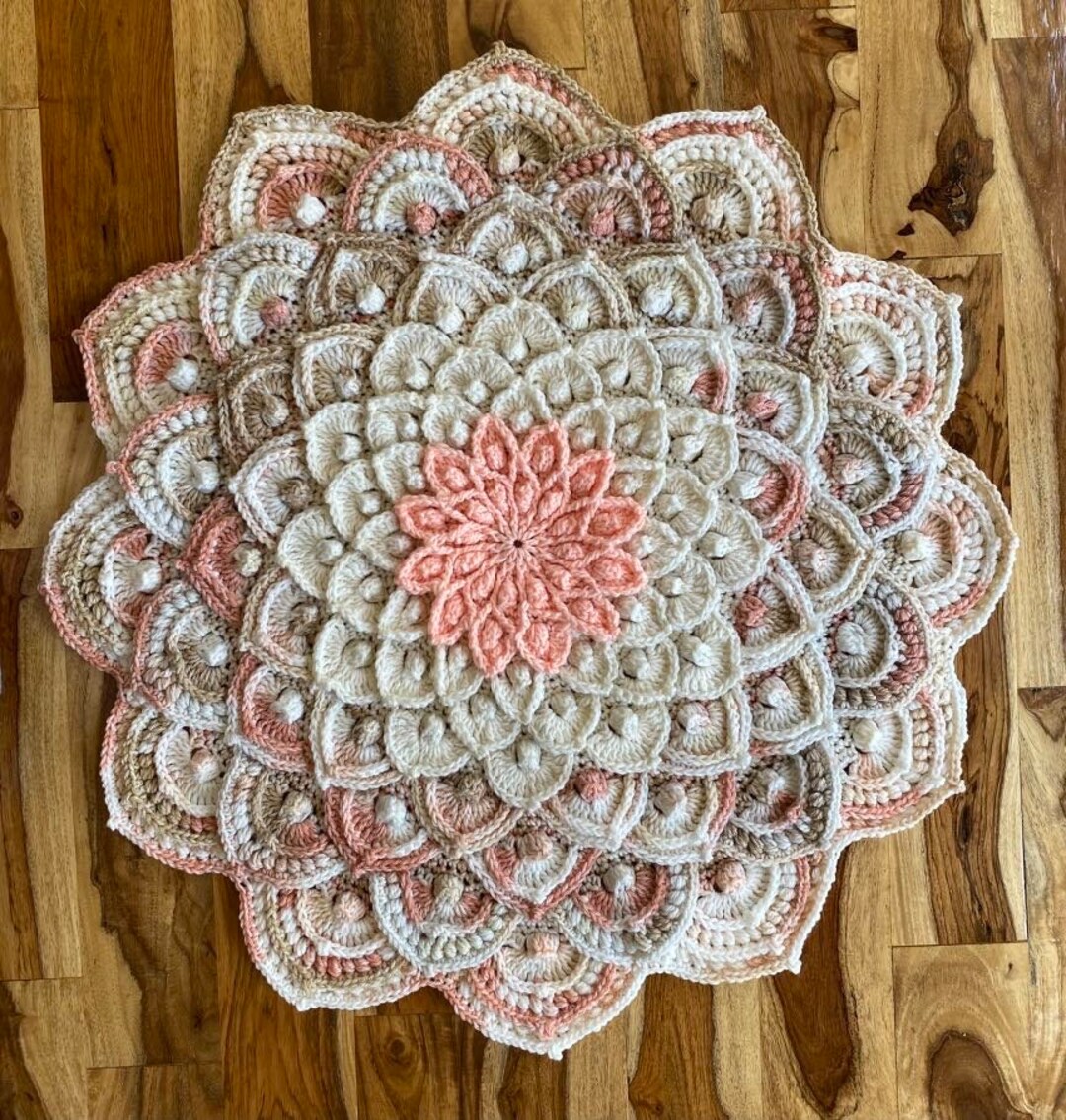 Buy Asteria Crocheted Flower. Beautiful Handmade Crochet Mandala Online